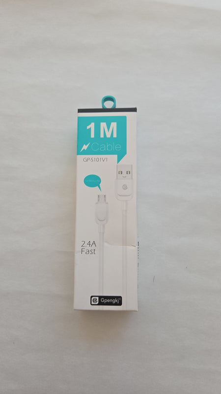 USB Lighing кабел 1m-Бял