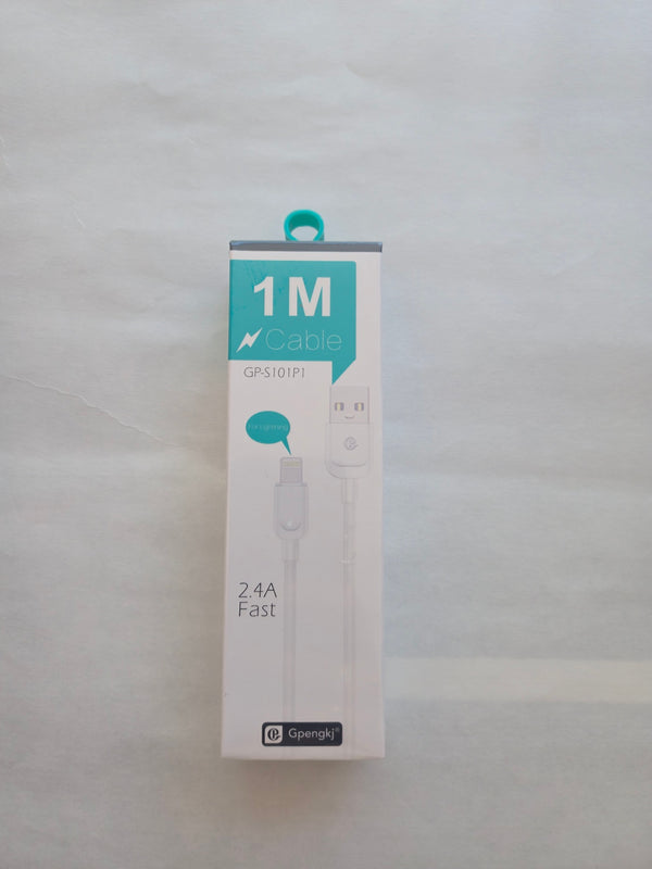 USB Lighing кабел 1m-Бял